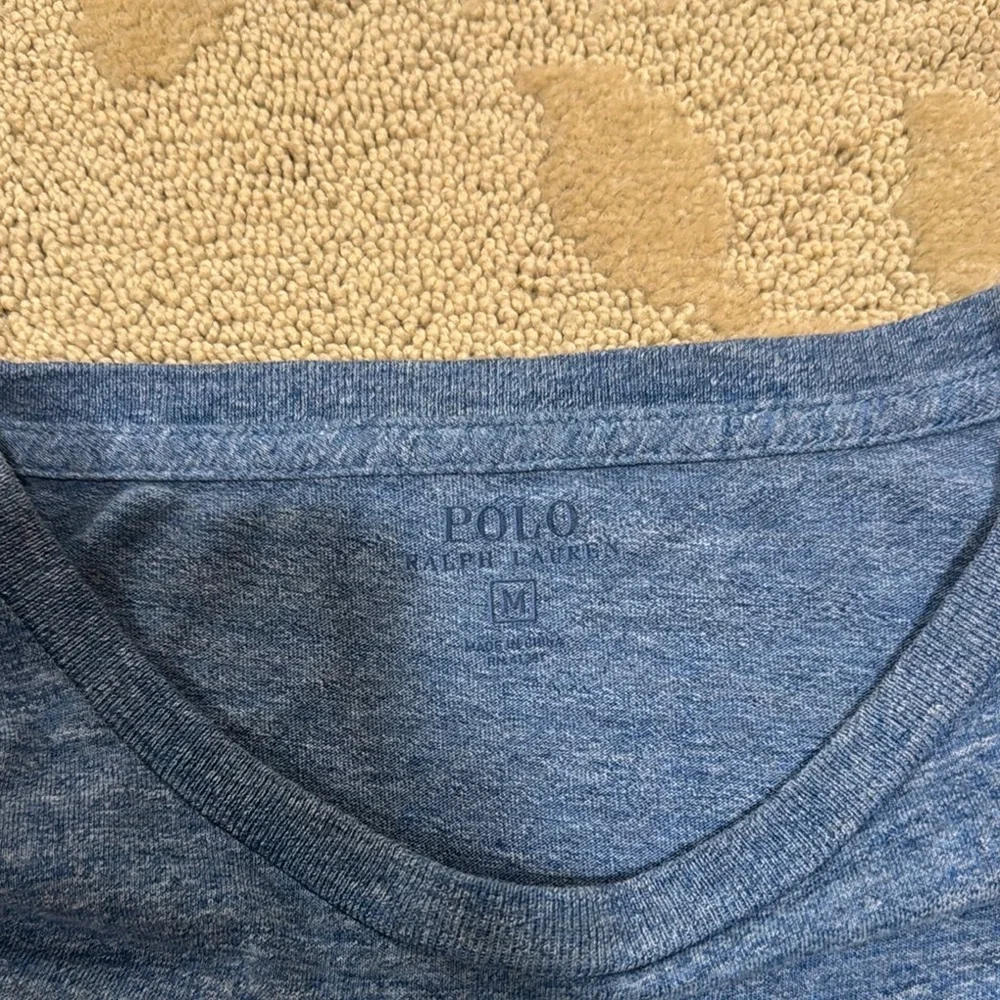 Polo by Ralph Lauren Blue Long Sleeve Tee‎